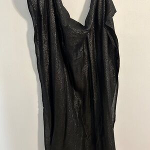 Black shimmery scarf